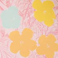Andy Warhol Flowers Color Screenprint, Signed Edition - Sold for $22,500 on 04-11-2015 (Lot 76).jpg